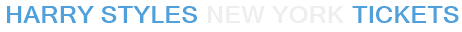 Harry Styles New York Tickets